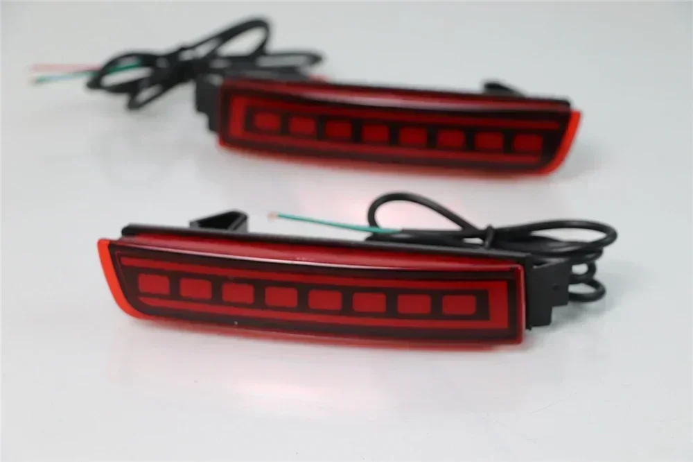 New！ CSCSNL 2PCS Multi-function LED Reflector Lamp Rear Fog Lamp Bumper Light Brake Light Warning lamp For Nissan Terra 2018 201