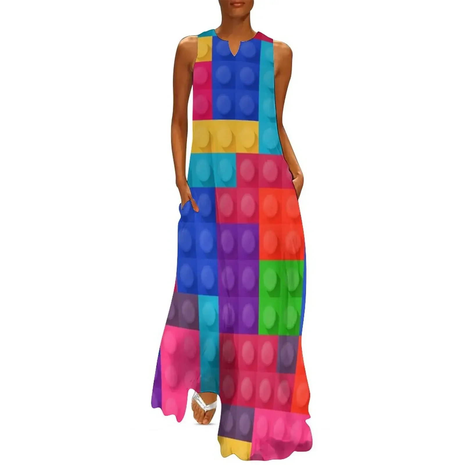 

Building Blocks Long Dress prom dresses 2025 elegant women's dresses for wedding elegant chic wedding evening dresses Dress