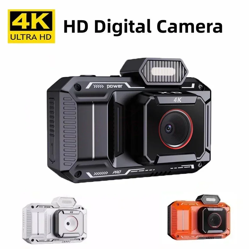 

New 4K HD Digital Camera 18x Electronic Zoom Dual Shot Intelligent Fill Light Kamera Outdoor Professional Action Cam for Vlog