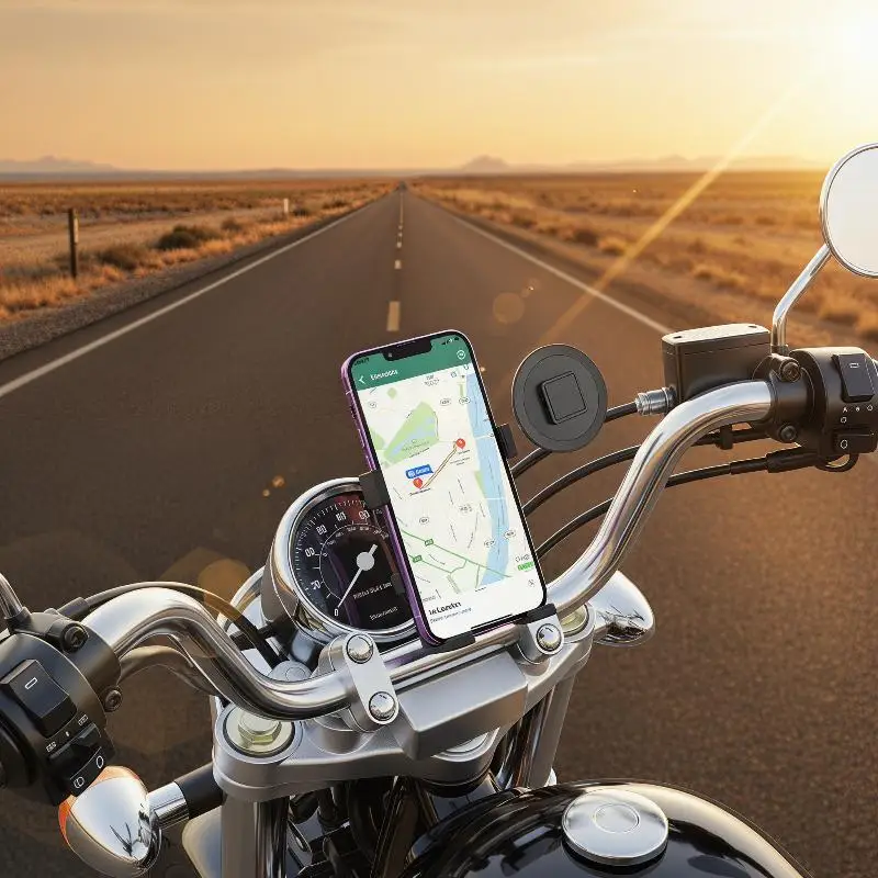 

Multifunctional Magnetic Snap Phone Mount Works On Any Flat Surface 360° Rotation Universal For Car Home Motorcycle