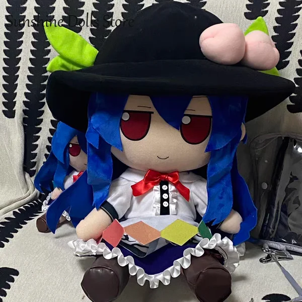 

40CM Anime Hinanawi Tenshi Touhou Project Cute Fumo Series Sitting Plush Doll Pillow Cartoon Stuffed Plushie Toys Xmas Gifts