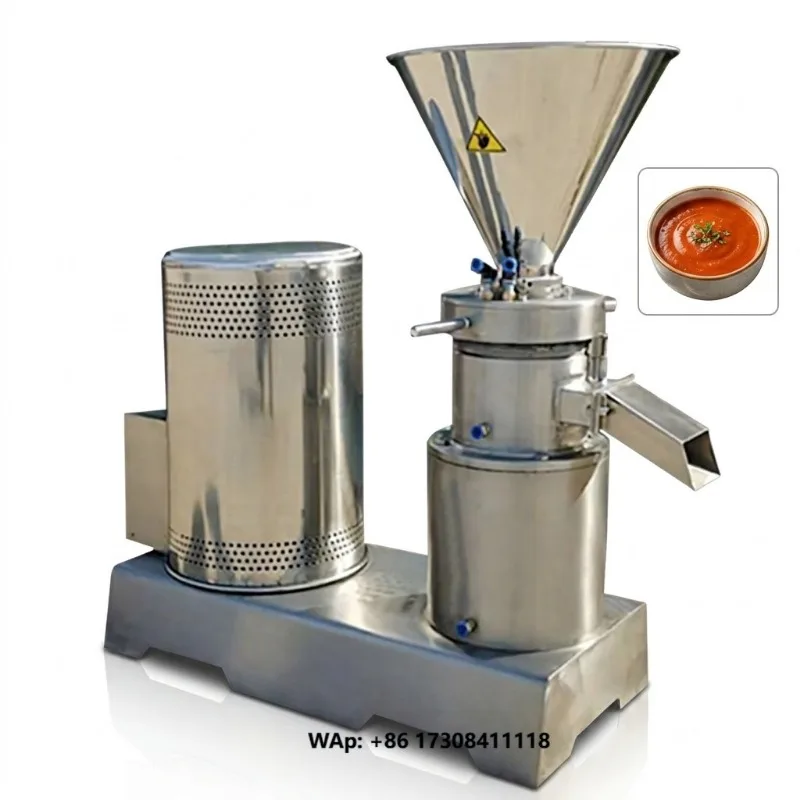 New Trend Low Price Small Sauce Peanut Butter Making Machine Nut Grinder Colloid Mill Maker