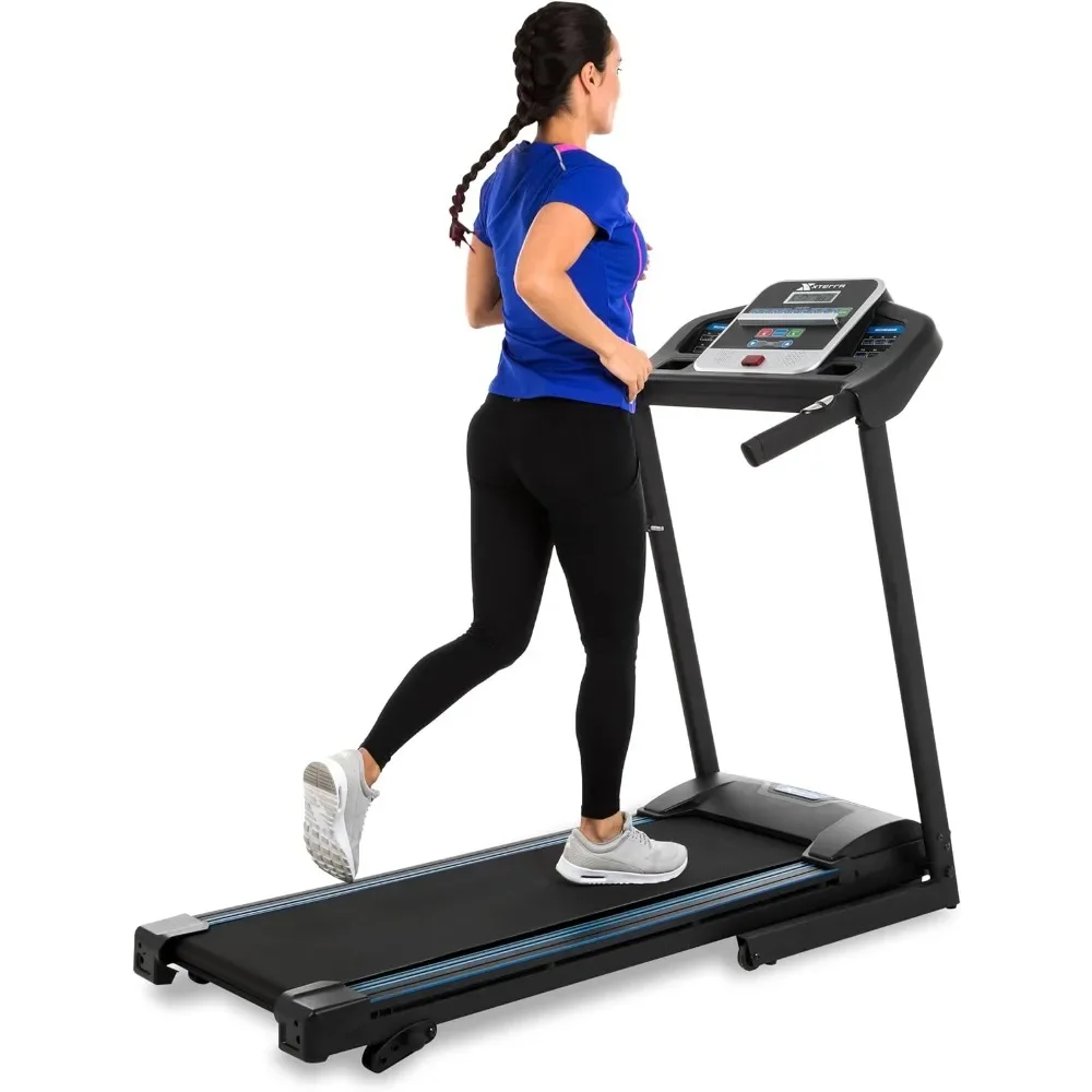 

Premium Folding Smart Treadmill, Compact Design, 250+ LB Weight Capacity, Powerful Motor, XTERRA+ Fitness App Included