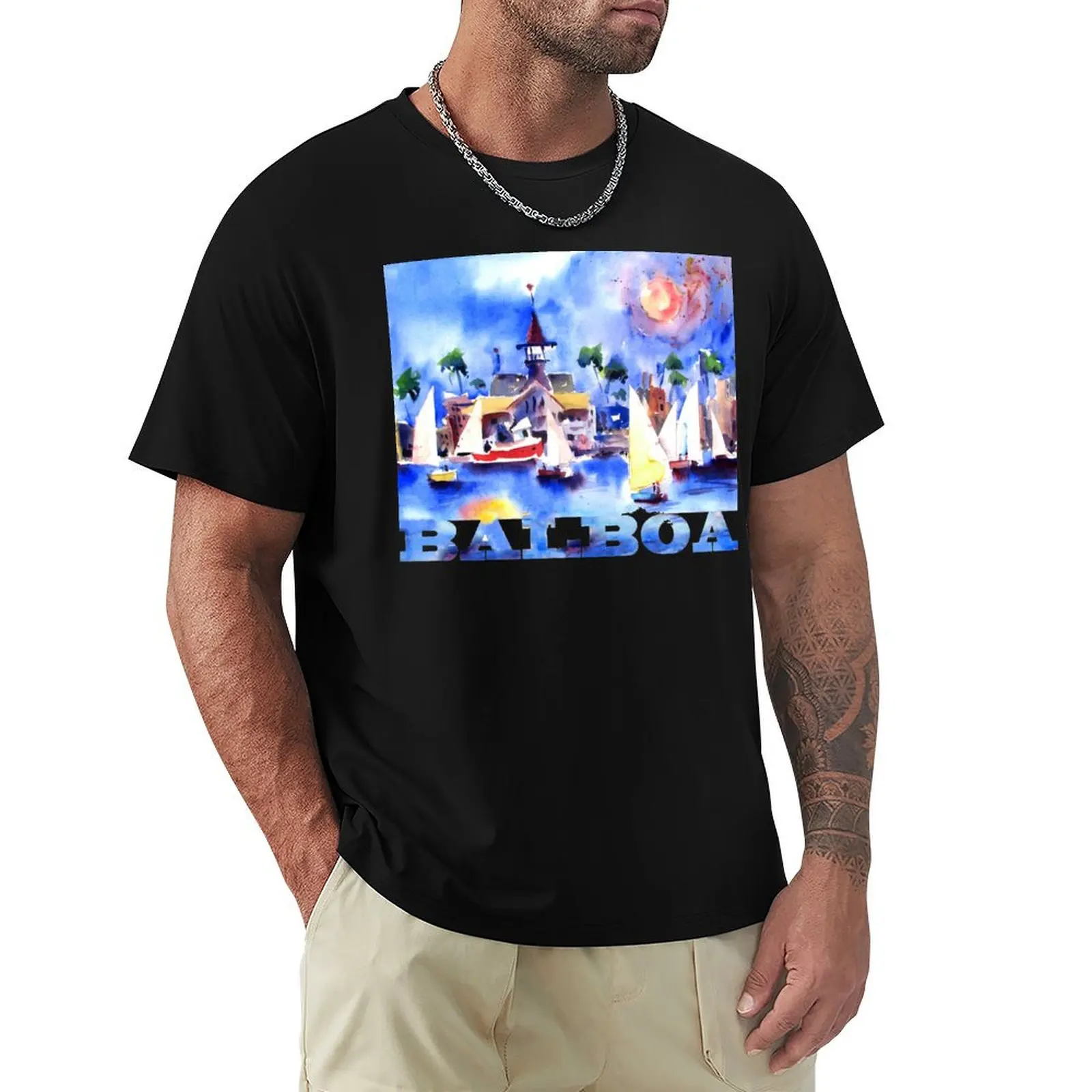 Balboa Sails T-Shirt man t shirts graphic T-Shirt