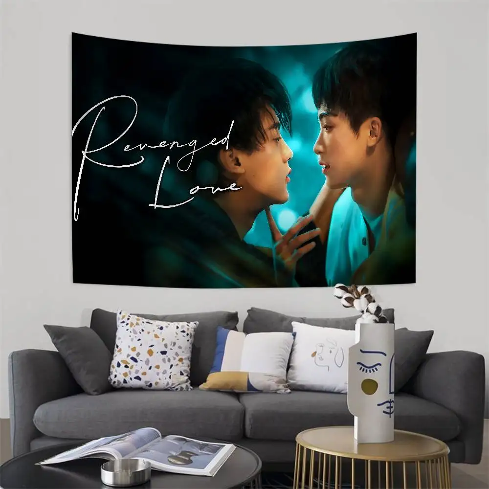 R-Revenged Love Movie DIY Wall Tapestry Art Science Fiction Room Home Decor Wall Art Decor