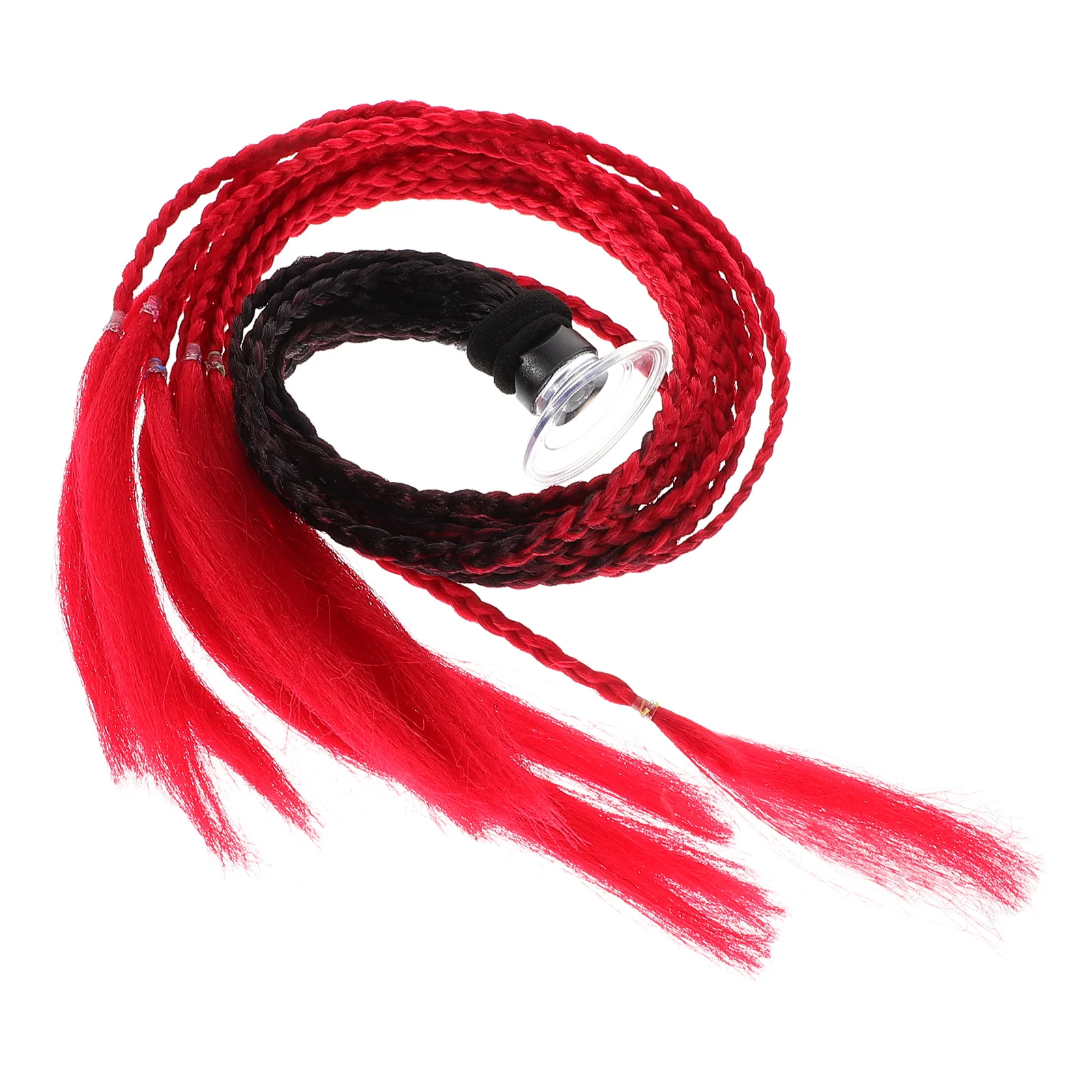 

Dreadlocks Decorative Pigtails Suction Cup High Temperature Wire Colorful Braids Motorcycle Ornament