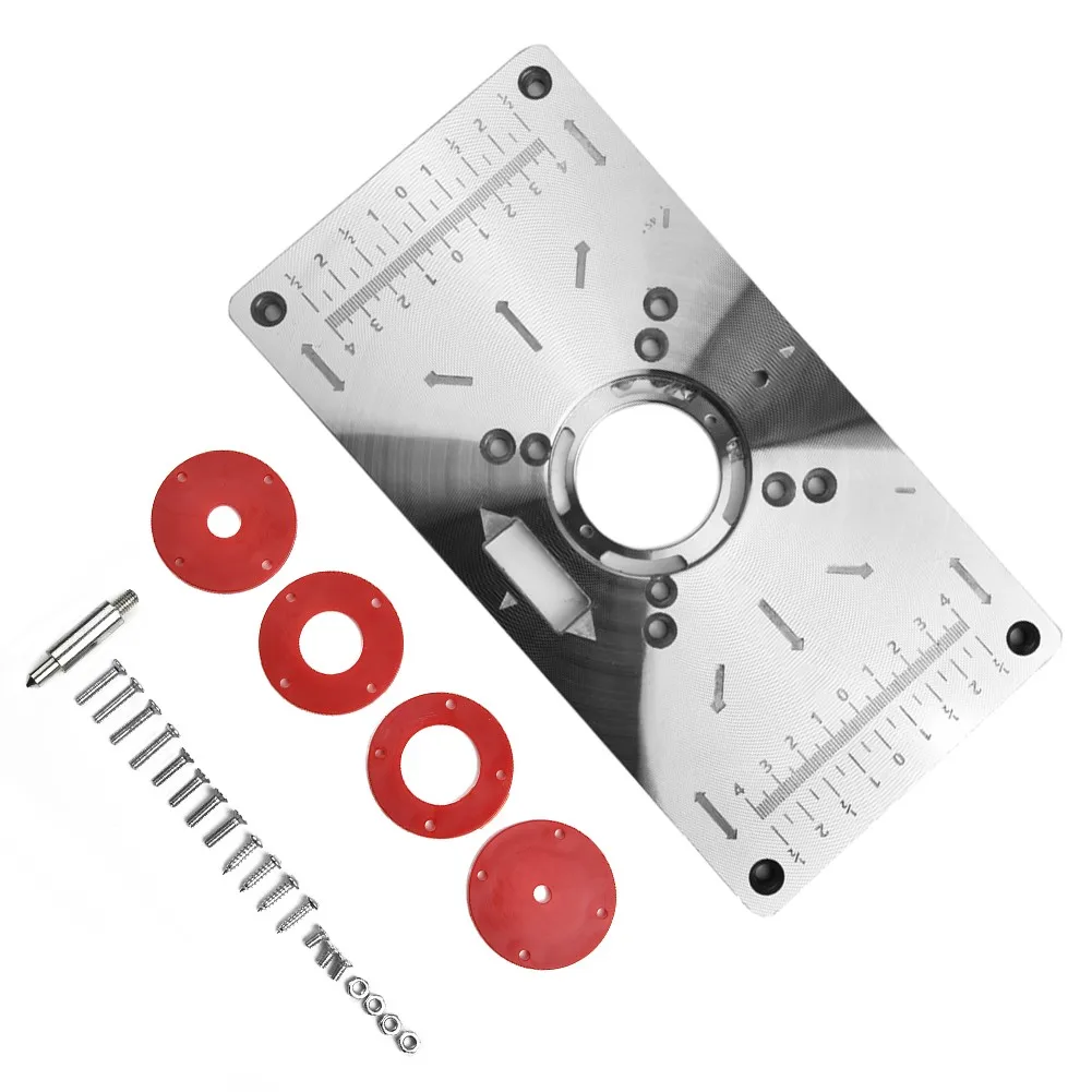 Multifuncional Alumínio Router Tabela, Inserir Placa para Fresagem De Madeira Elétrica, Máquina De Corte, Bancos De Madeira