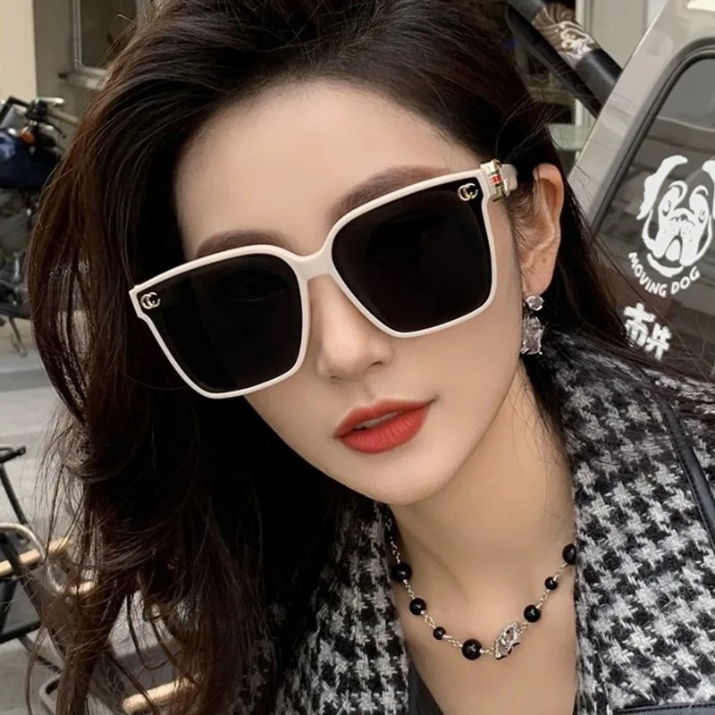 Ins 2024 Luxury Designer UV400 Sunglasses Women Girls New Trendy Oval Sun Glasses Ladies Vintage Round Gafas De Sol