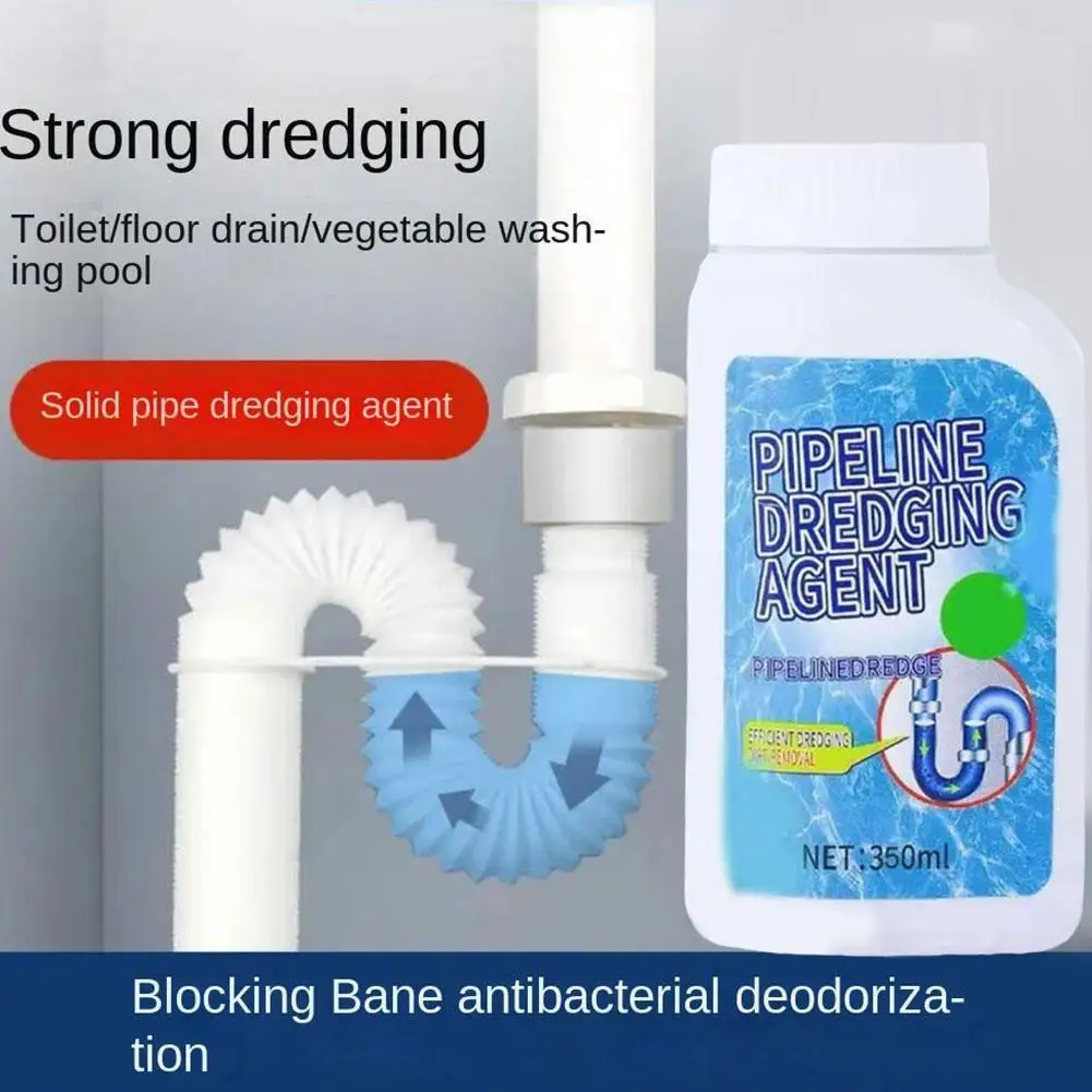 1/2PCS Sink & Drain Cleaner Powerful Pipe Dredging Agent Fast Foaming Sink & Drain Cleaner Kitchen Pipes Tunnel Powder