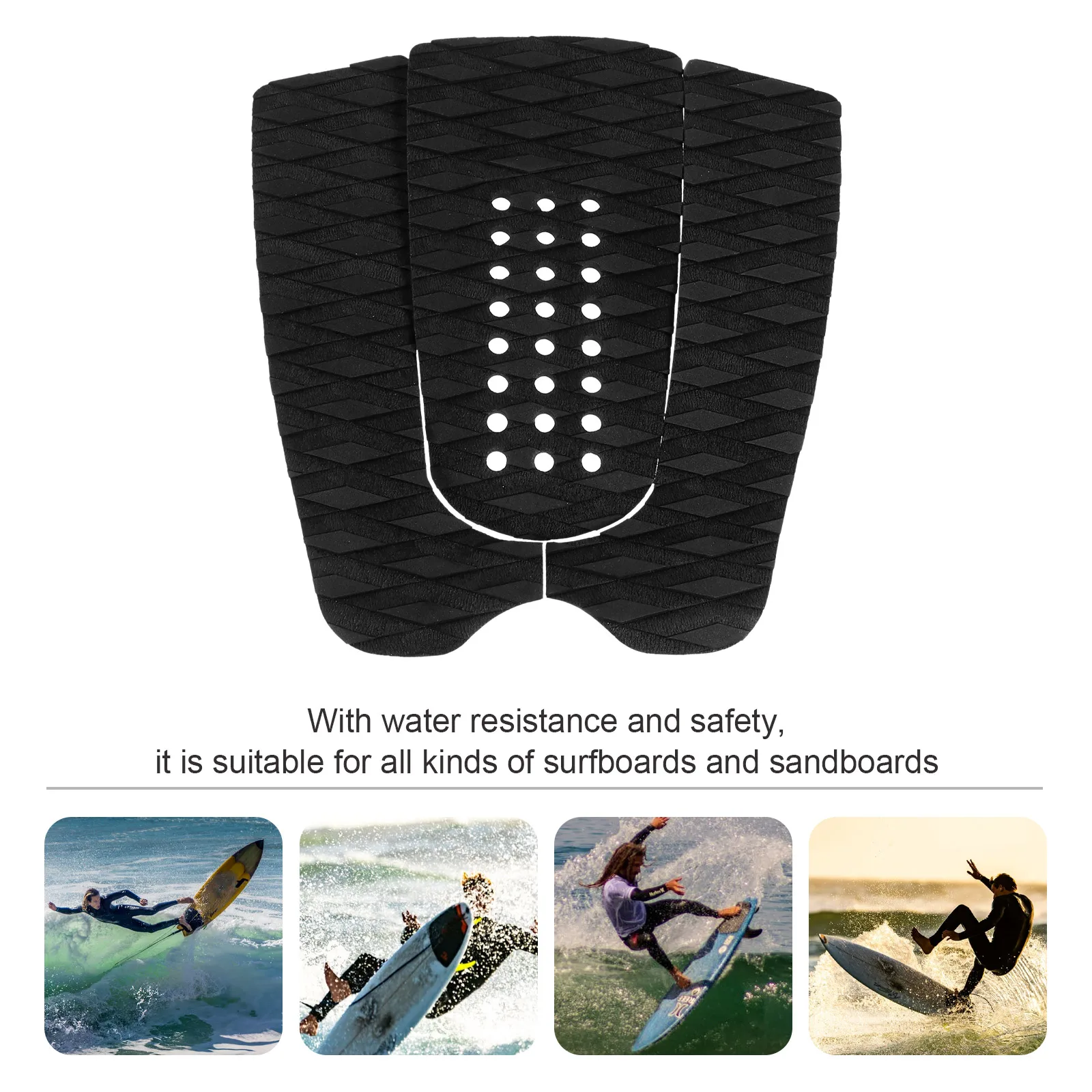 

Deck Non-slip Mat Surf Board Traction Surfboard Grip for Improved Balance