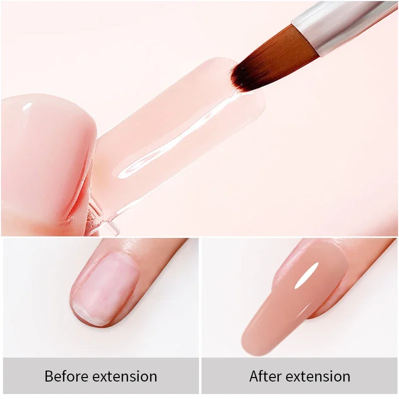 BOZLIN 30ML Acrylic Gel Hema Free Poly Nail Gel Finger Extension Semi Permanent Fast Builder Hybrid Varnish UV Poly Nail Polish