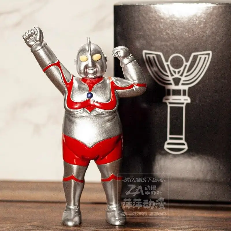 18Cm Gk Obesitas Ultraman Anime Ultraman Kawaii Pvc Model Boneka Mainan Lucu Cosplay Dekorasi Hadiah Ulang Tahun Anak-anak Koleksi Mainan