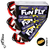 TATTU FUNFLY 100C 4S 1550mAh 14.8V LiPo – Ultimate Power for RC Helicopters & Quadcopters