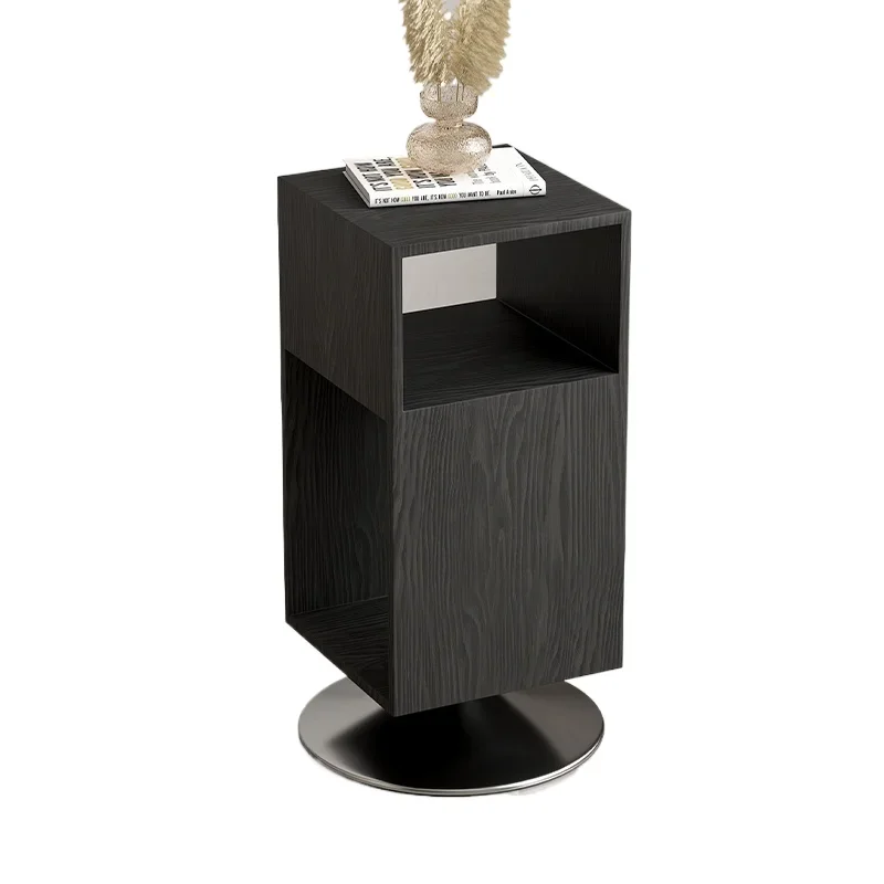 

Japanese-style sofa side few rotatable bedside table creative solid wood corner few simple household small apartment living room