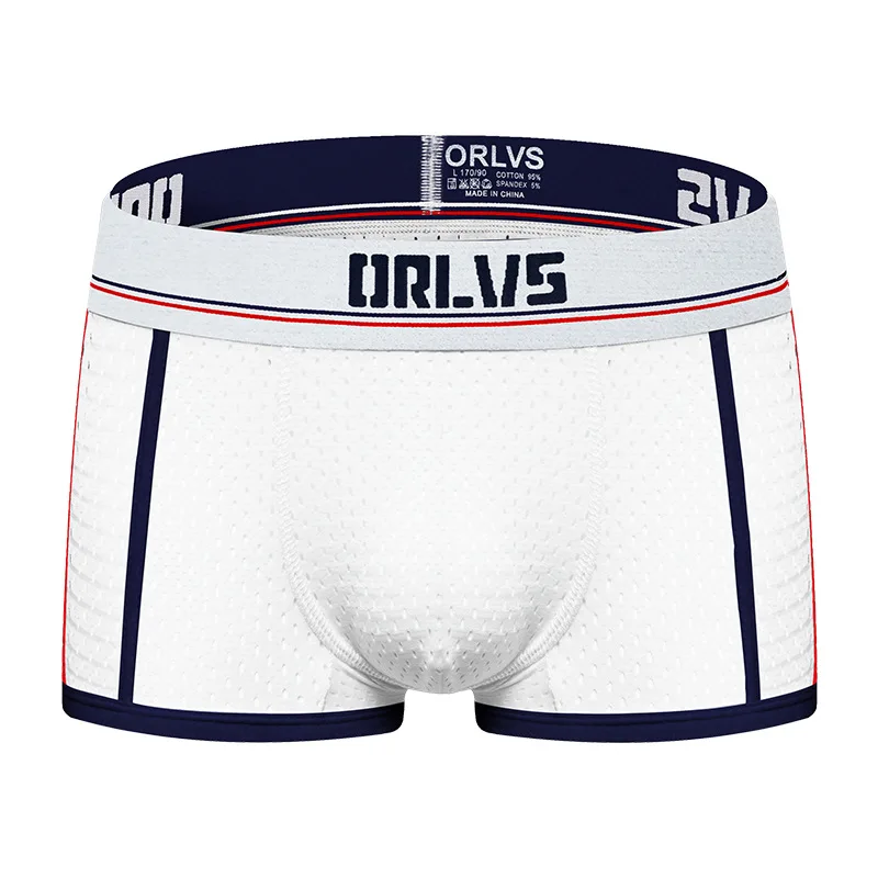 Orlvs Heren Slipje, Mesh Mesh Ademende Boxers, U Bolle Tassen, Boxers, Heren Or193