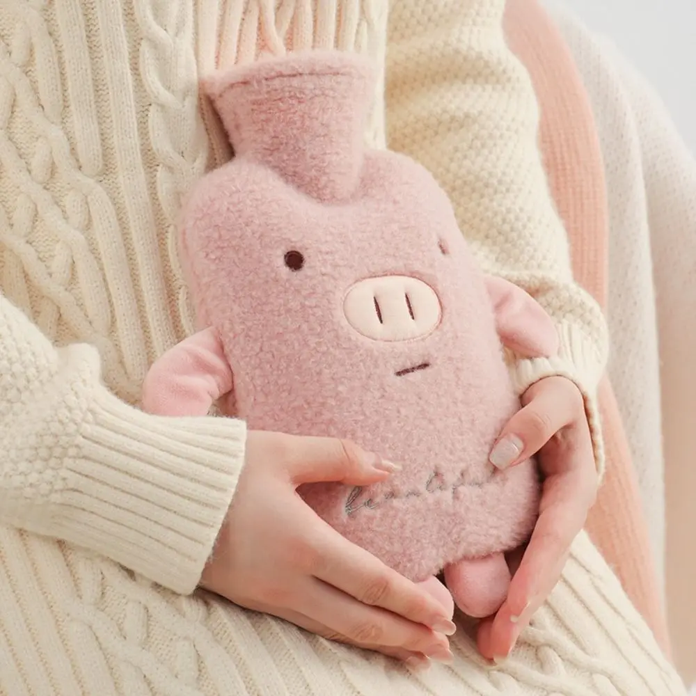 

Portable Cute Cartoon Warm Water Bag Leak-proof Removable Hot Water Bottles Comfortable Keep Warm Longer Hot Water Bag Bed