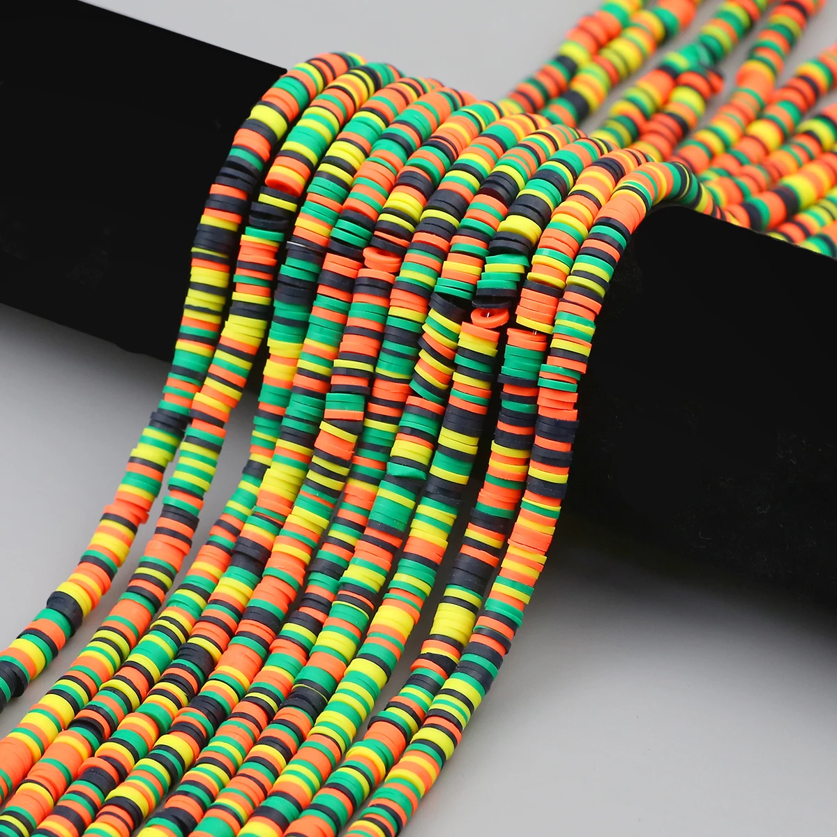 6mm 320pcs polymer clay Halloween Themed Polymere Clay Shapes Spacer Loose Beads For Jewelry Making DIY Bracelets Necklace Acces