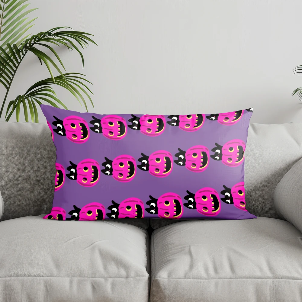 Домашний декор, прямоугольная подушка с цветочным узором, подходит для дивана, спальни, автомобиля, наволочка, прямоугольная подушка для спины