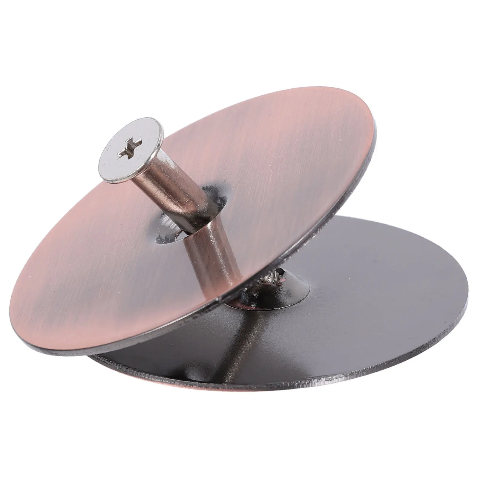 Stainless Steel Door Hole Cover Set Round Deadbolt Filler Plate Corrosion Resistant Lock Security