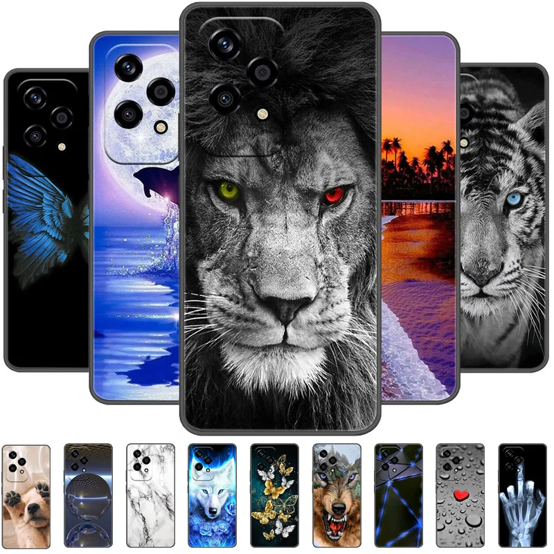 

For Honor 200 Lite 5G Case Honor200 Shockproof Soft TPU Silicone Phone Cover For Honor 200 Pro 200Lite Capa Cartoon Matte Bumper