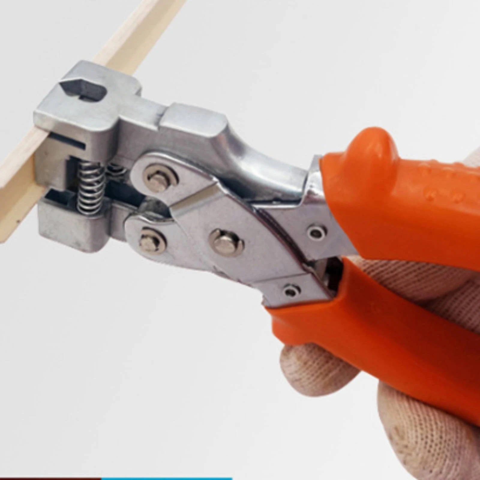 Hemming Plier with Spring-Loaded Return Anti-Slip Straight-Jaw Forming Pliers Hand Seamer Long-Lasting Tools Rust-Proof