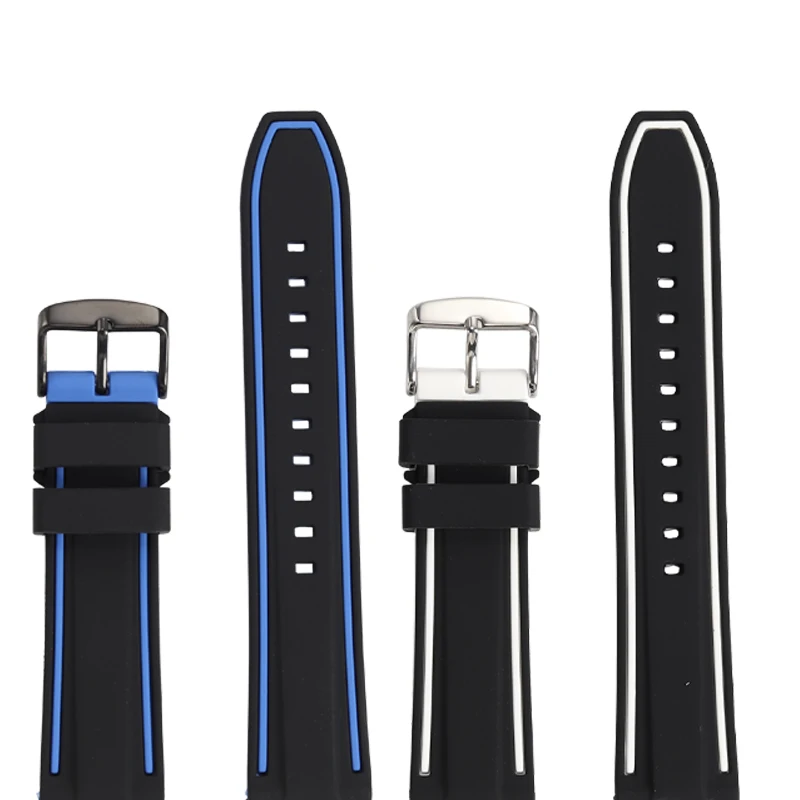 

High Quality Rubber Strap For MIDO MULTIFORT Citizen BM8475-26EB 22MM Black Waterproof Silicone Watch Accessories