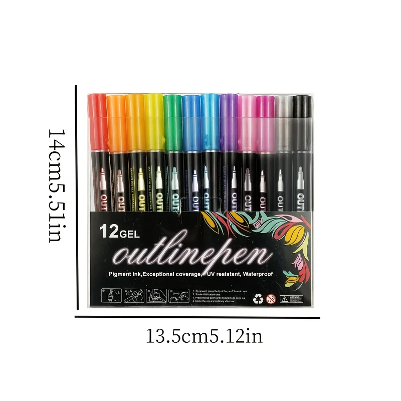 Fluorescent Highlighters, Non-bleed, Smooth Writing Dual-Tip Markers for Note-taking,Art Projects,Office Supplies & Easter Gifts image 4