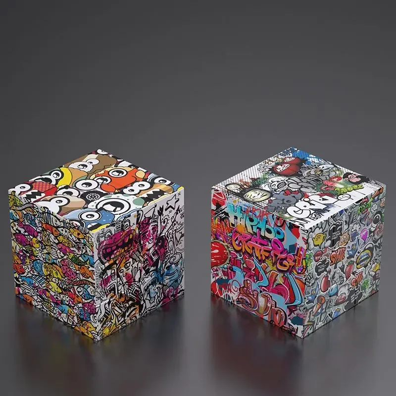 3x3x3 Doodle Cartoon Creative Patterns Fun Magic Cube Children\'s Educational Toys Gifts