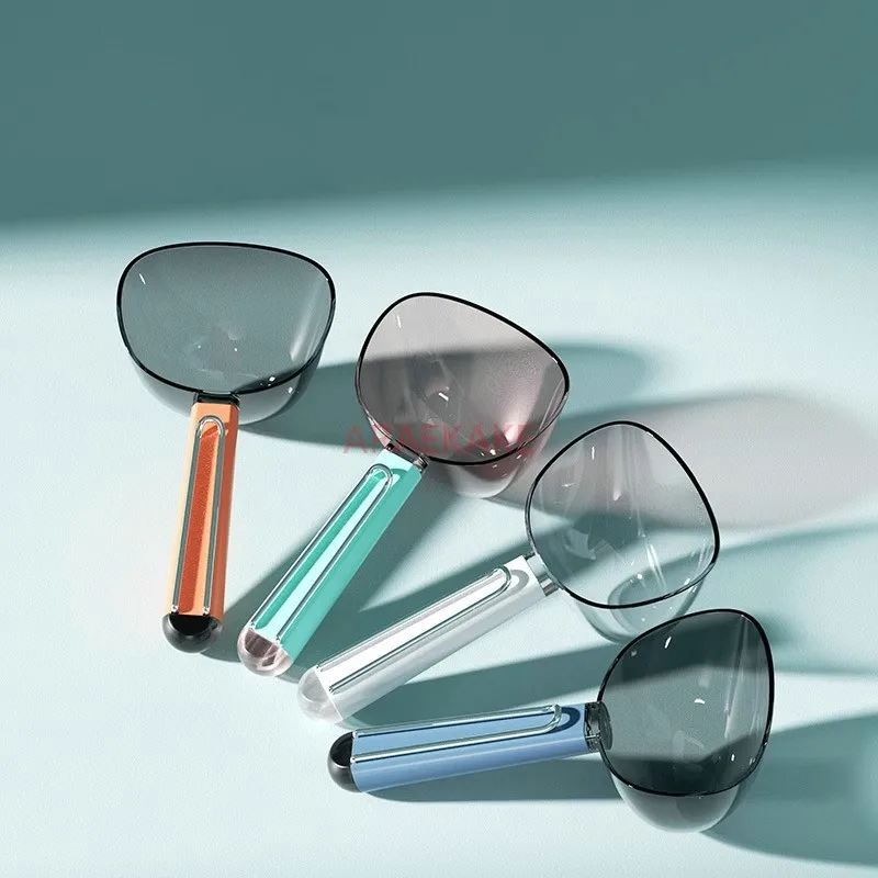 ملعقة طعام للحيوانات الأليفة، ملعقة طعام للقطط والكلاب مع مشبك، تغذية صحية للكلاب والقطط، ملعقة طعام عالمية للقطط، عبر الحدود