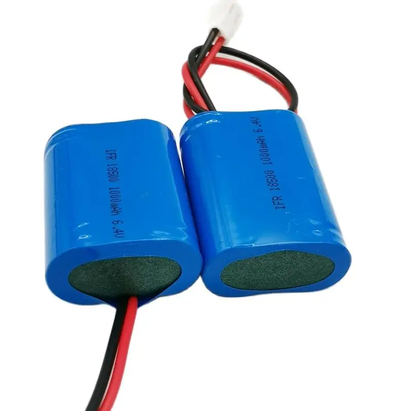 IFR18500 1000mAh 6.4V batteria al litio ferro fosfato alimentazione di emergenza