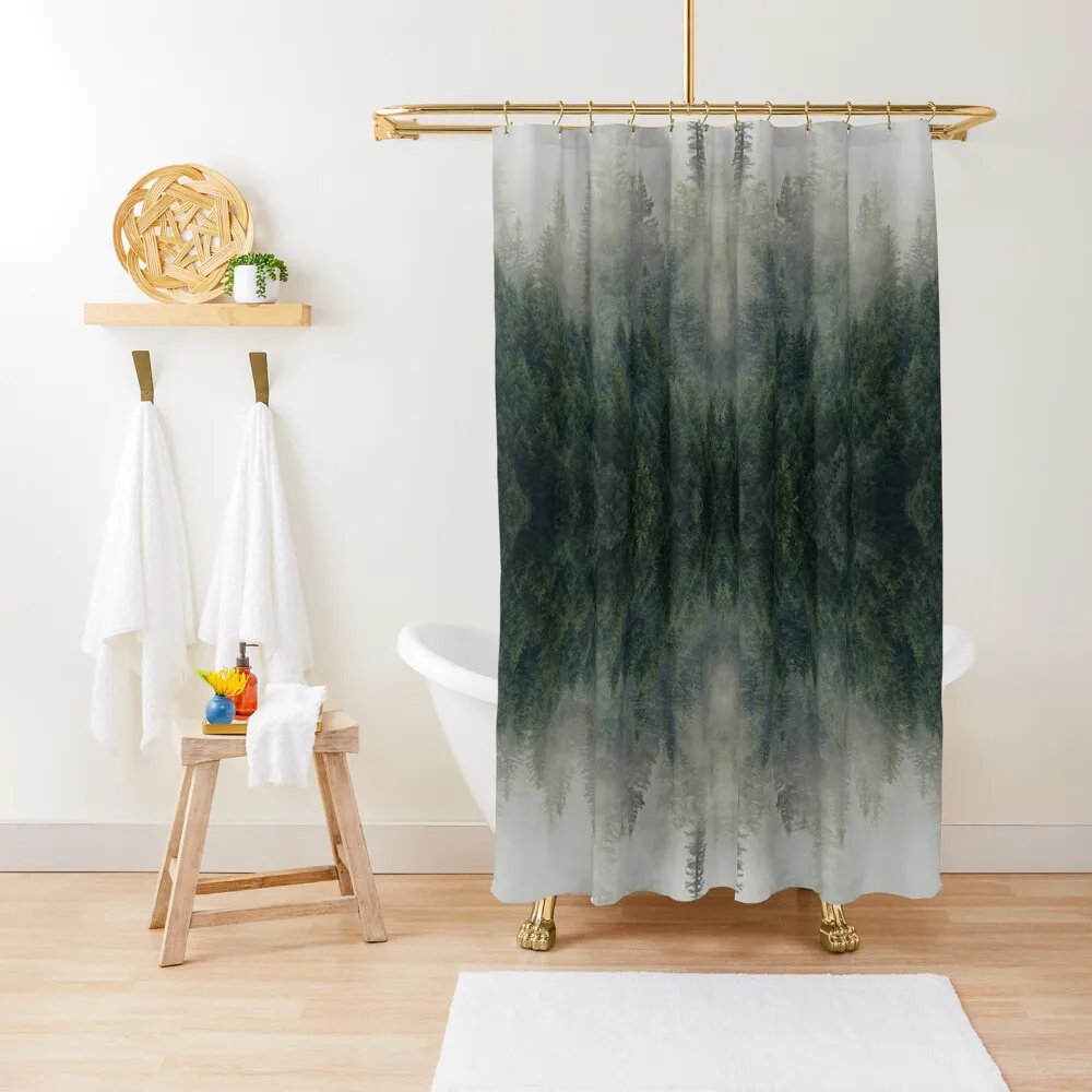 

Forest Kaleidoscope Shower Curtain Shower Bath For Bathrooms With Beautiful Designs Shower Waterproof Anime Bathroom Curtain