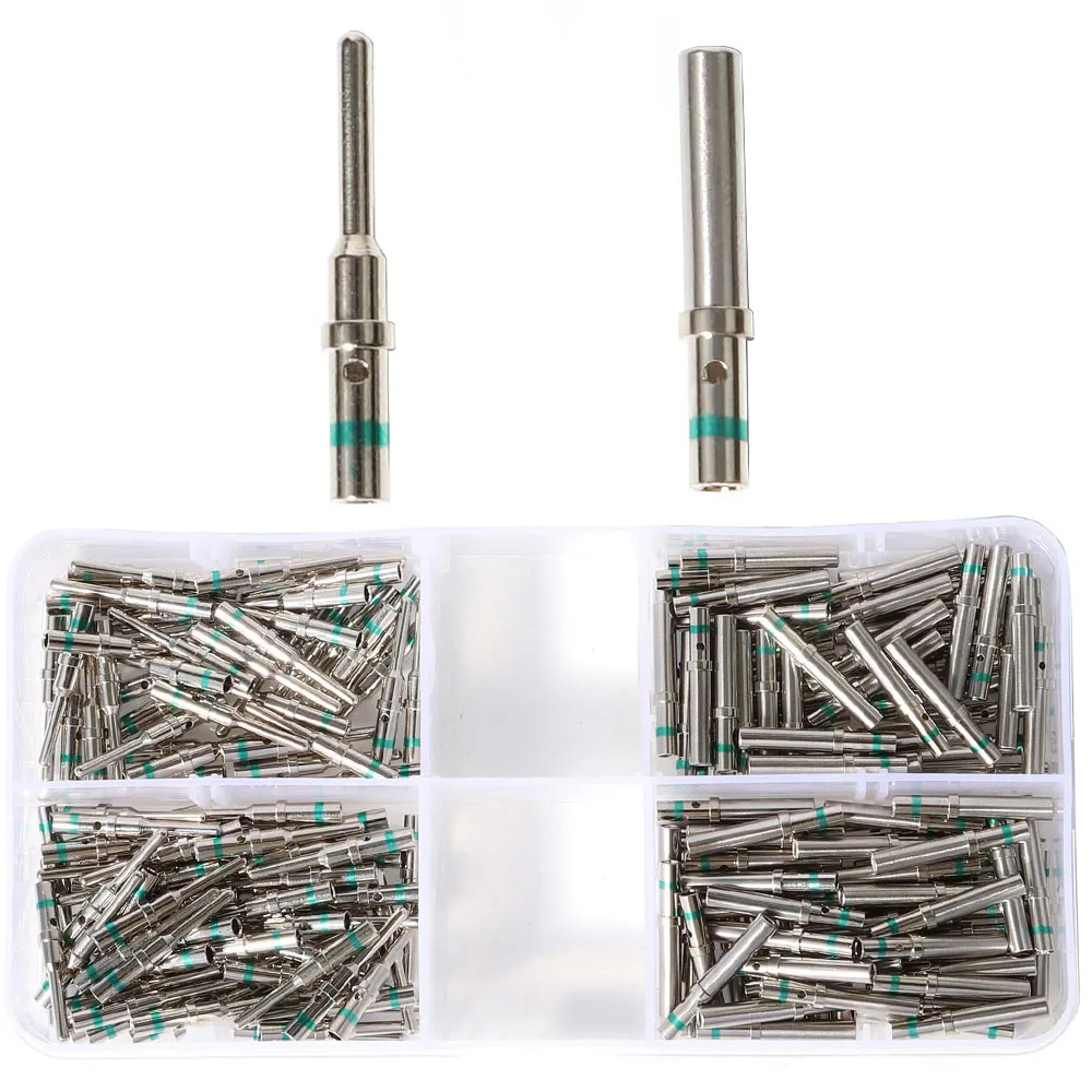 Deutsch Solid Contact Kit Barrel Shaped Contact Male and Female Terminals DT Series Pins Stainless Steel Crimping Connector Pins
