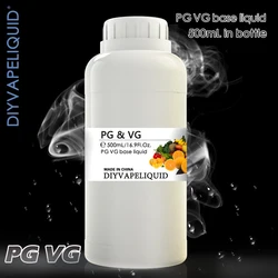 DIYVAPELIQUID-Líquido de Base PG VG, 500mL, 1 litro, mezcla de propilenglicol y glicerina vegetal, jugo, 500mL en botella