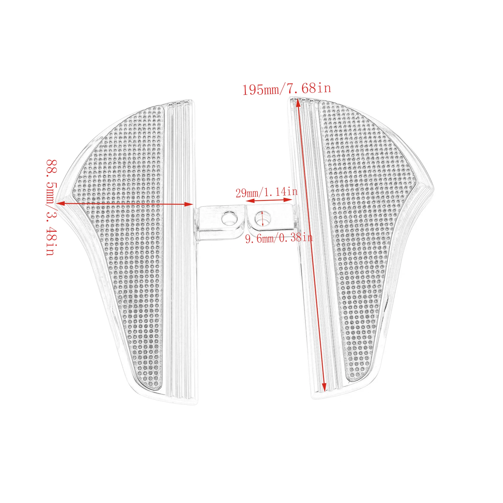 Motorrad Passagier Trotz männliche Halterung Fußrasten Chrom Pedal Fuß stütze für Harley Touring Electra Glide Road King Sportster xl