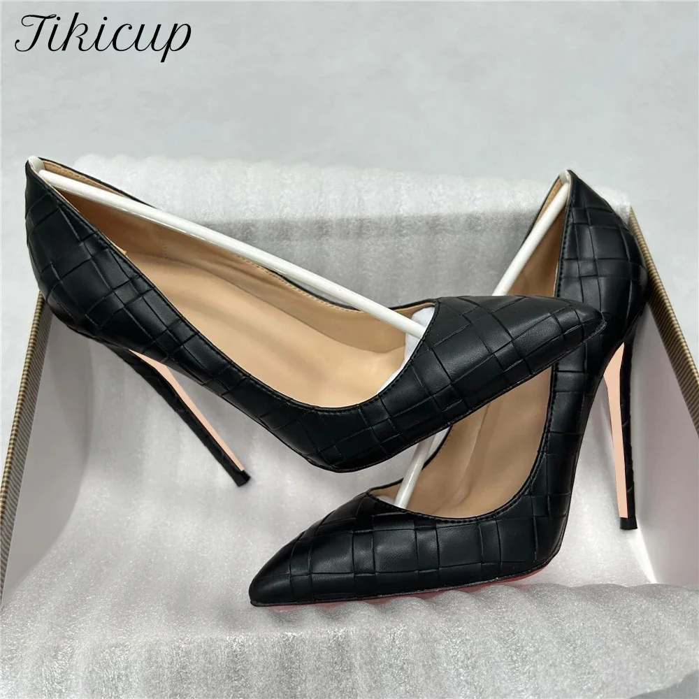 

Chic Sexy Pumps Silver Black Matte 12cm Extreme High Heels Pointed Toe Stilettos for Woman Elegant Ladies Wedding Stiletto Shoes