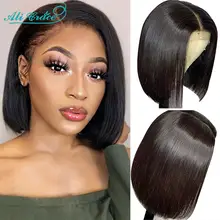 Lace Front Human Hair Bob Wig #3