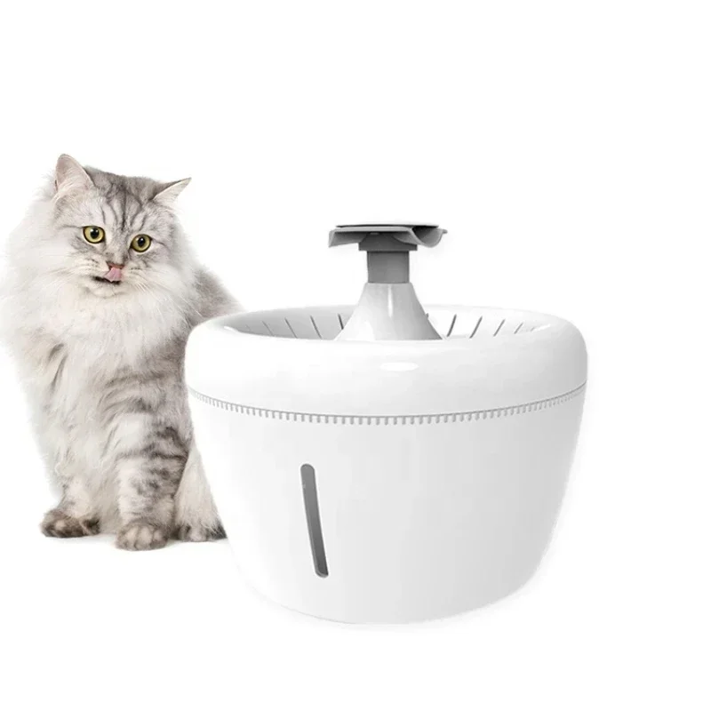 

2.5L Automatic Smart Pet Dispenser Cat Water Fountain USB Dogs Cats Mute Drinker Feeder Bowl Drinking Dispenser With Night Light