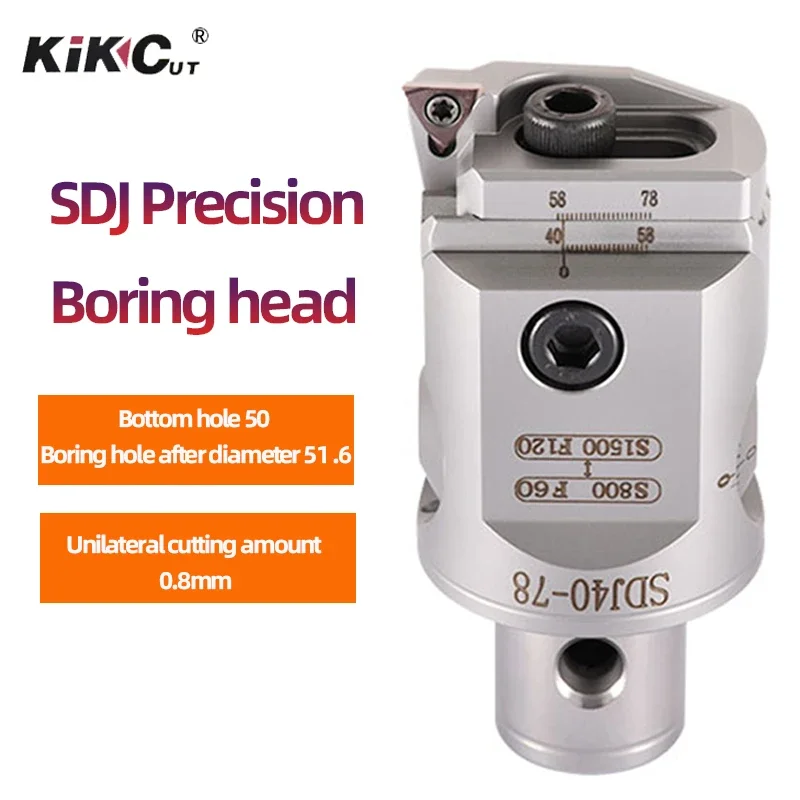 

SDJ Fine Boring Head SDJ20 SDJ25 SDJ32 SDJ40 SDJ52 SDJ68 SDJ114 Aperture Boring Hole Tool Holder Boring Cutter Head