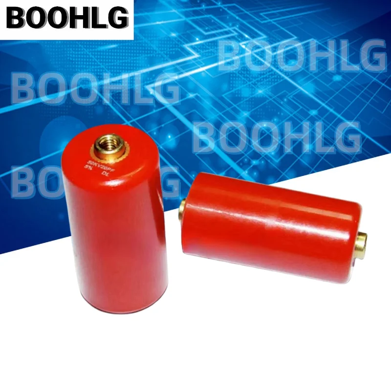 1PCS 20PF 50KV bolt ceramic capacitor high-frequency pulse high voltage power supply laser equipment 50kV 20P