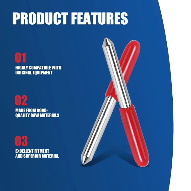 

25 шт. лезвий под углом 45 градусов для режущего плоттера Roland, нож для виниловой резки, высокопрочные твердосплавные лезвия для станков - AT35