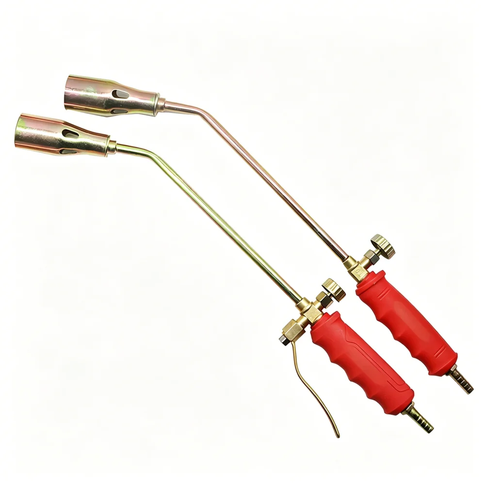 LPG Flamethrower Single And Double Switch Type Liquefied Gas Torch Welding Spitfire Gun Propane Soldering Flamethrower