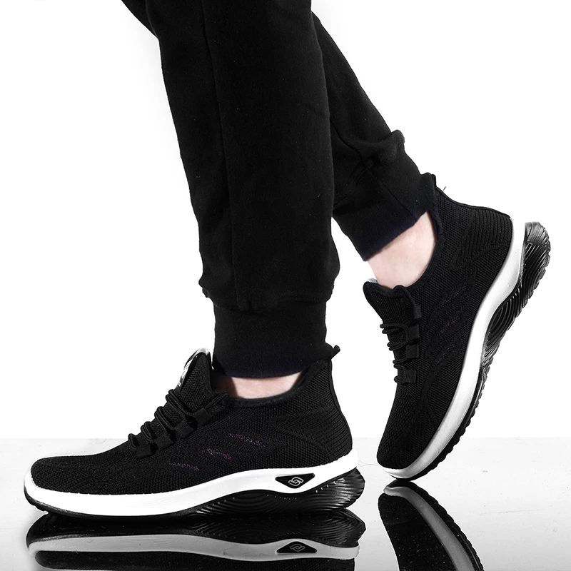 Zapatillas deportivas transpirables para hombre y mujer, zapatos deportivos ligeros para exteriores, con absorción de golpes, a la moda