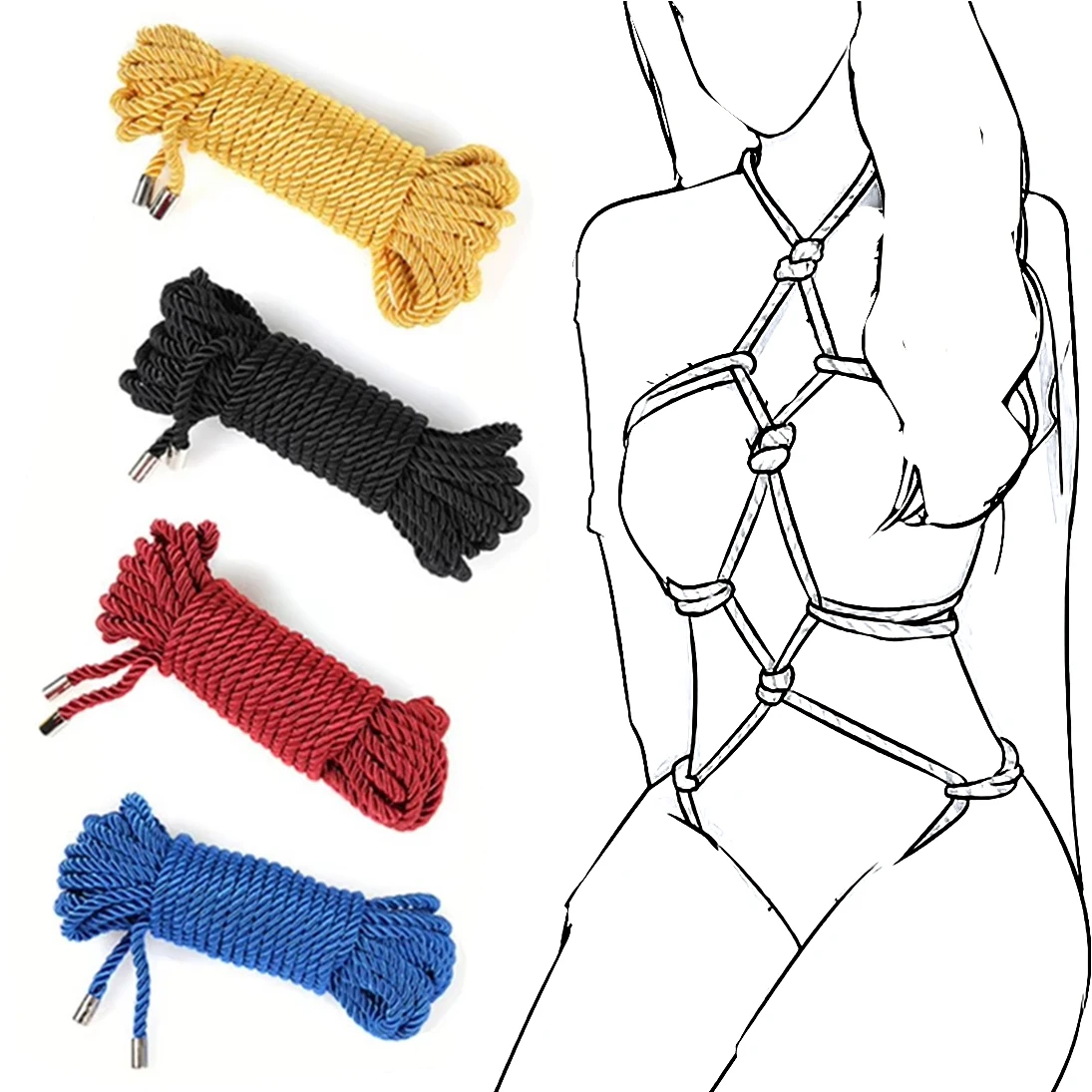 Shibari Ejemplos: Guía Práctica para Usar Cuerdas de Bondage con Pareja de Forma Segura y Placentera