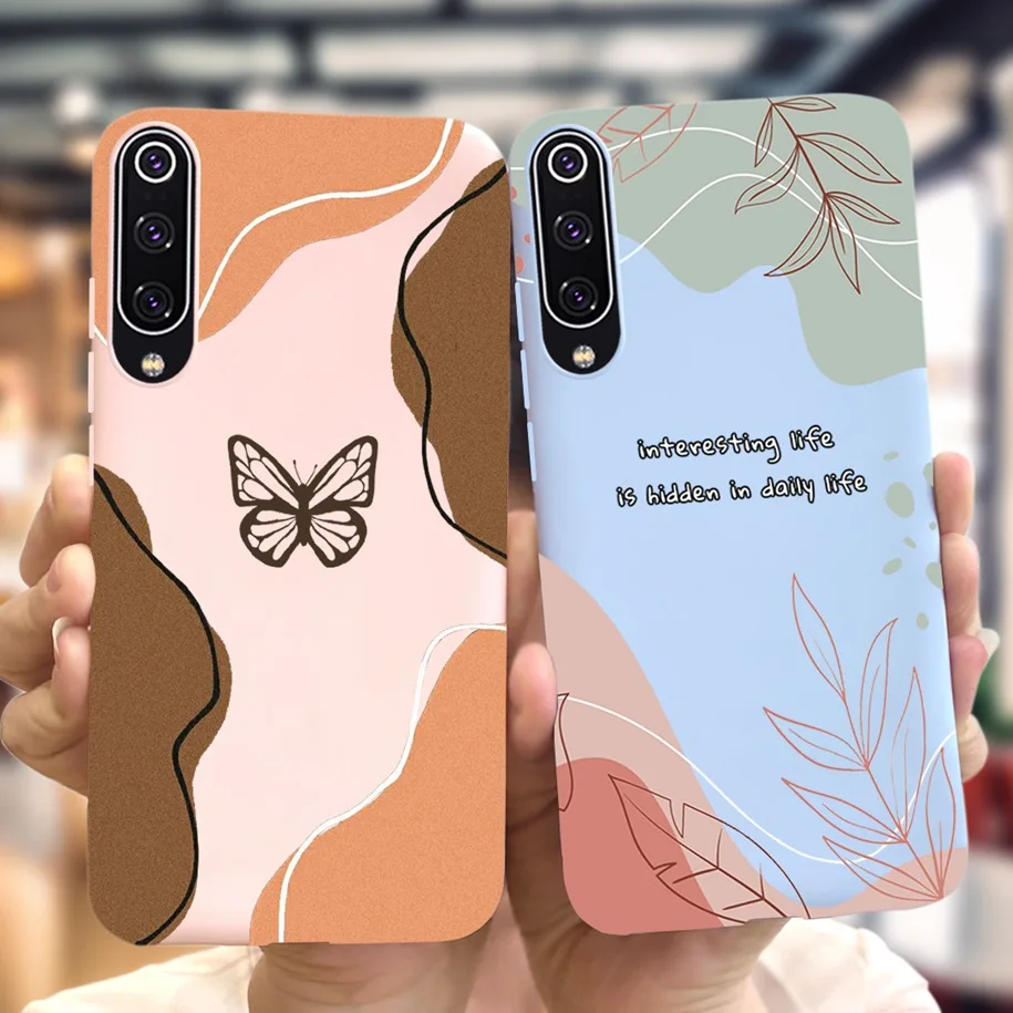 For Xiaomi Mi 9 Lite Case Lovely Butterfly Slim Cover Shockproof Bumper For Xiaomi Mi 9 SE Mi9 SE Mi9Lite Phone Case Funda Coque