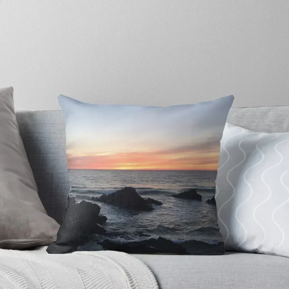 

Sunset over Putsborough Throw Throw Pillow Christmas Cushion For Home christmas ornaments 2025 Bed pillowcases pillow