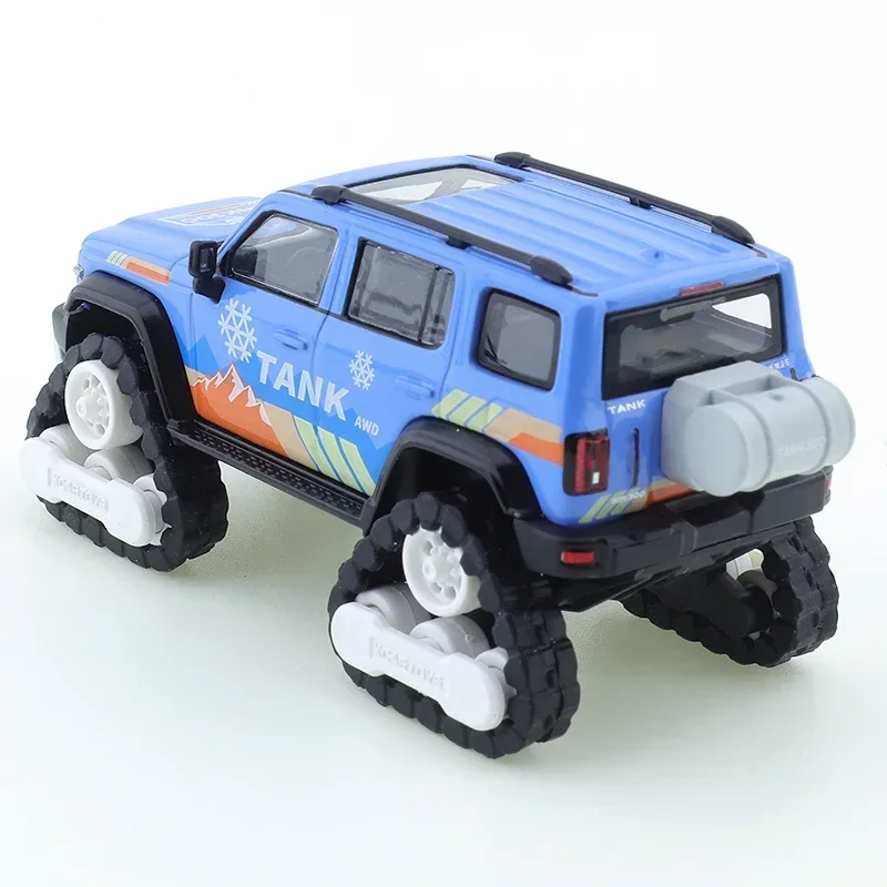 XCARTOYS 1/64 Tank 300 Off-road Set 2- Polar Ice Fields Diecast Automotive Model Ornaments Cas Toys Gift Decorations