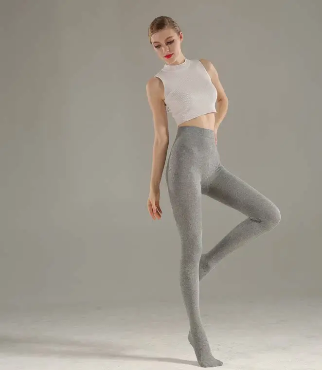 Spring Autumn Thin Cotton Leggings Women's High Waist Footwear Vertical Stripes Slimming Crion Trousers Pants