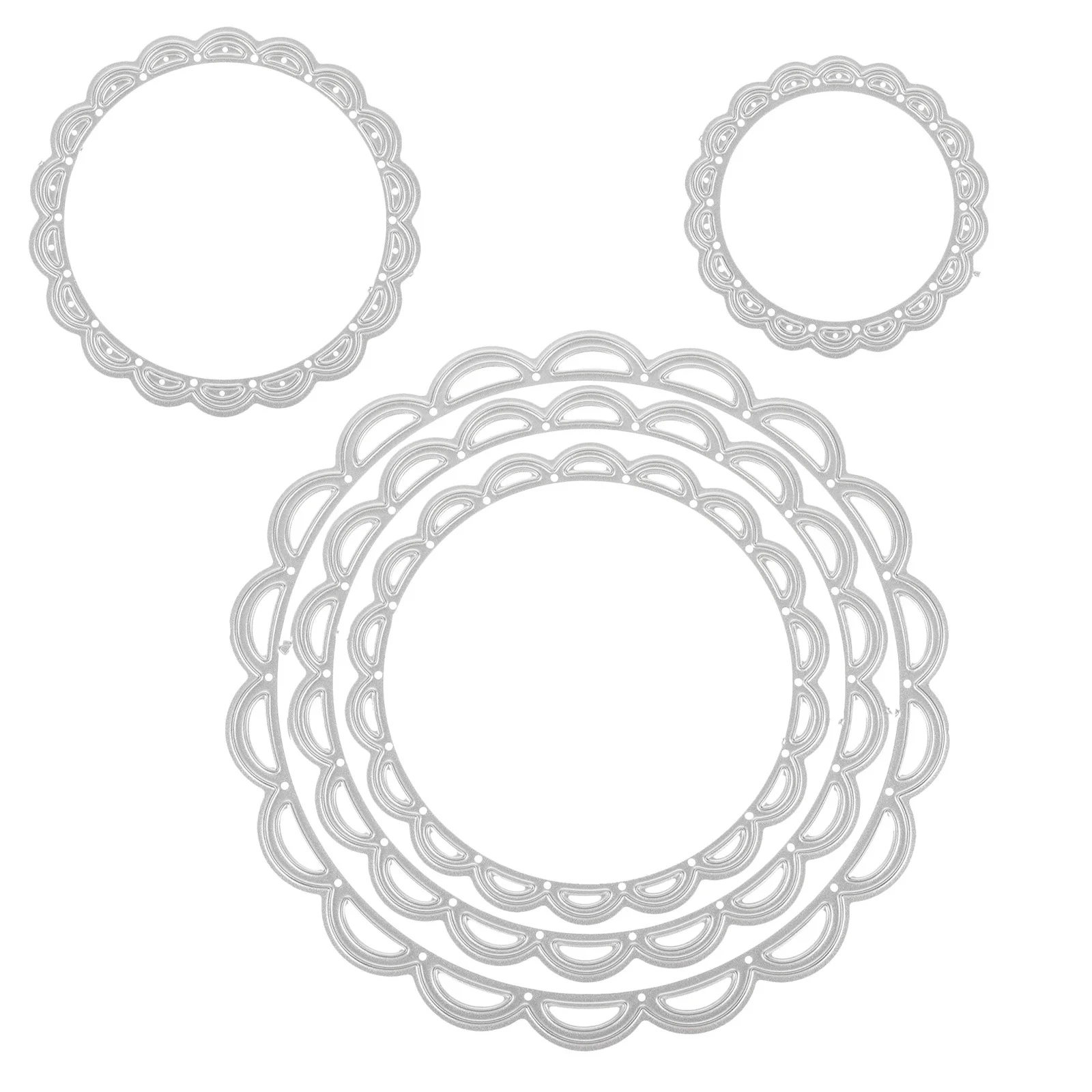 

5pcs Metal Cutting Dies For Scrapbook Card Crafting Diy Carbon Steel Stencil, Embossing Paper Making Tool, Craft Cutting Die