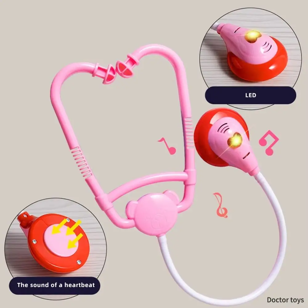 Crianças criativas médico jogar conjunto simulação educacional dentista médico fingir role play kit engraçado azul/rosa