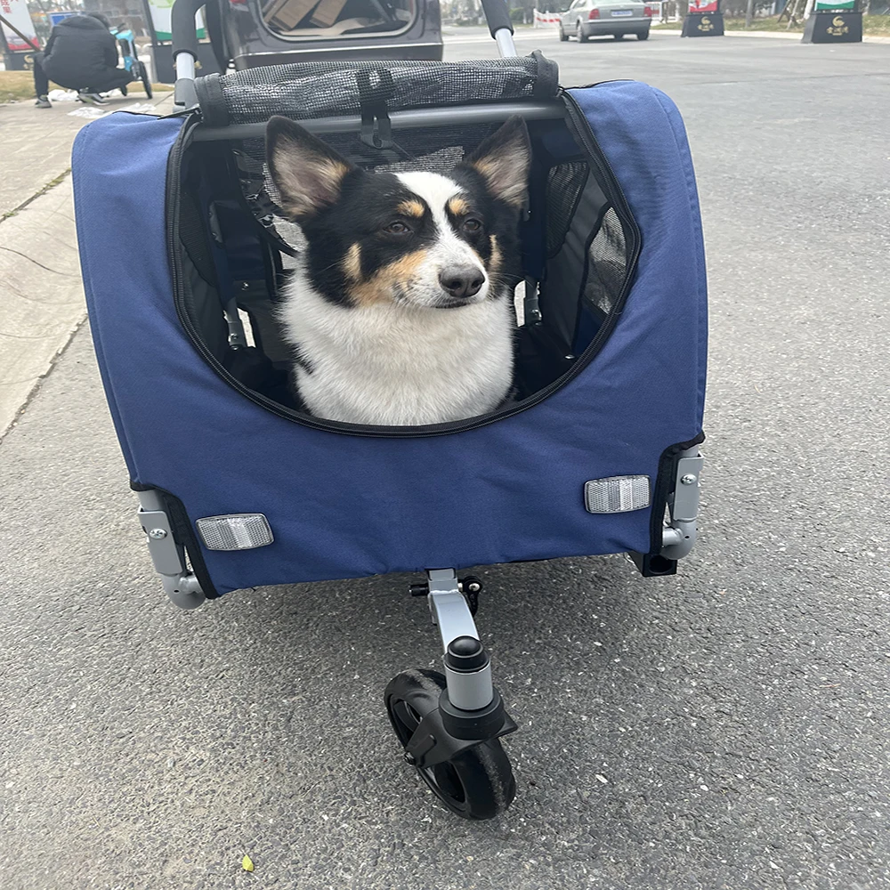 

Doggyhut Premium Pet Bike Trailer Bicycle Trailer For Small,Medium Or Large Dogs Dog Bicycle Carrier